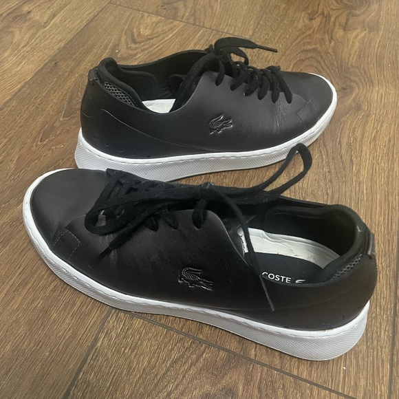 Lacoste black leather trainers - Picture 2 of 6